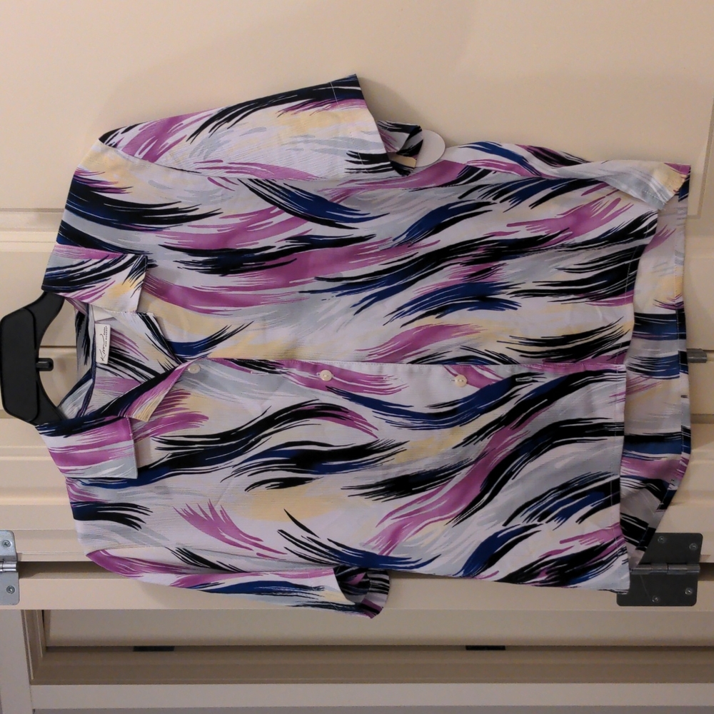 Vintage multi color blouse
